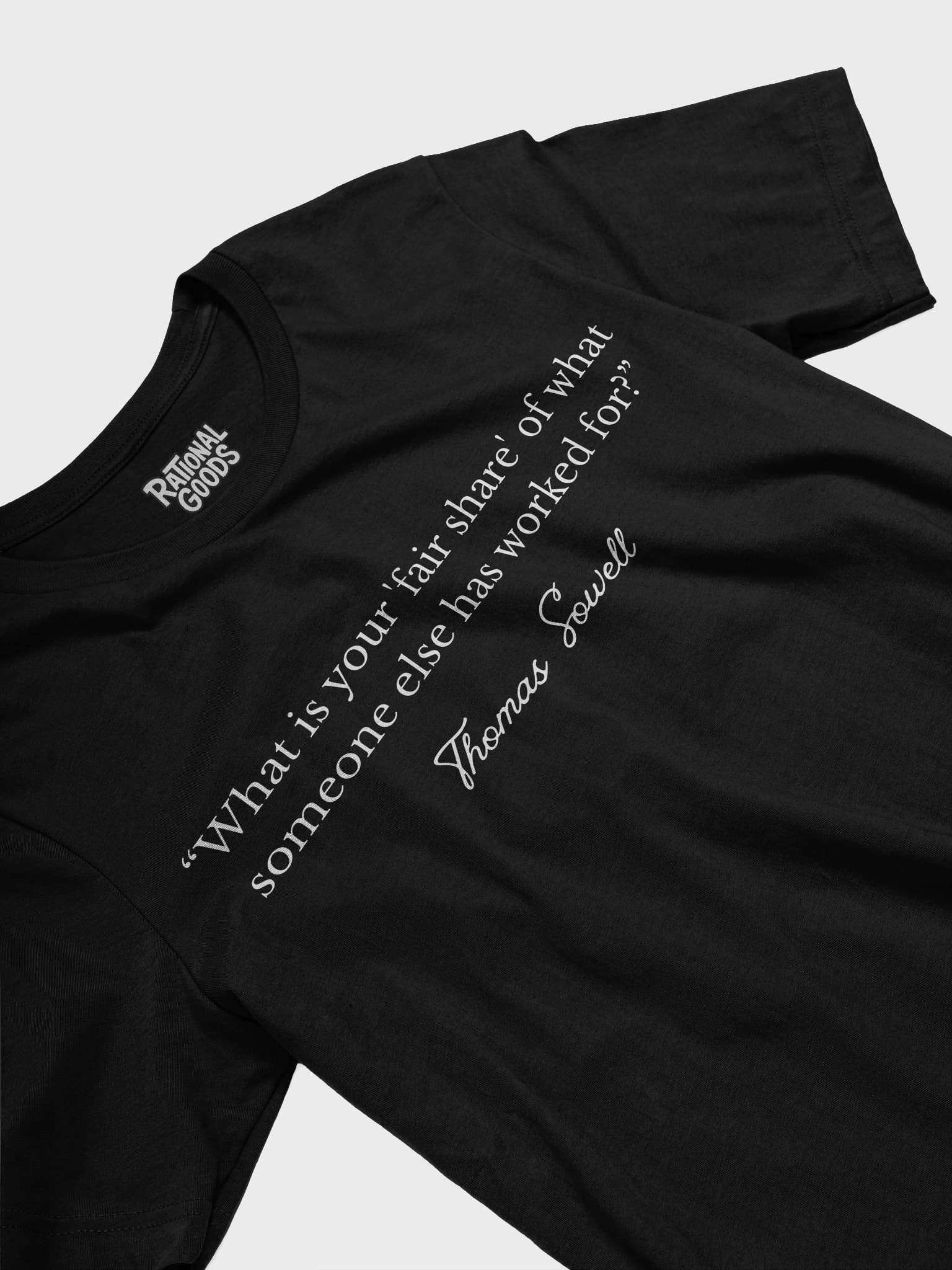 “Fair Share” – Thomas Sowell Quote Shirt (Limited Release) - alternate view