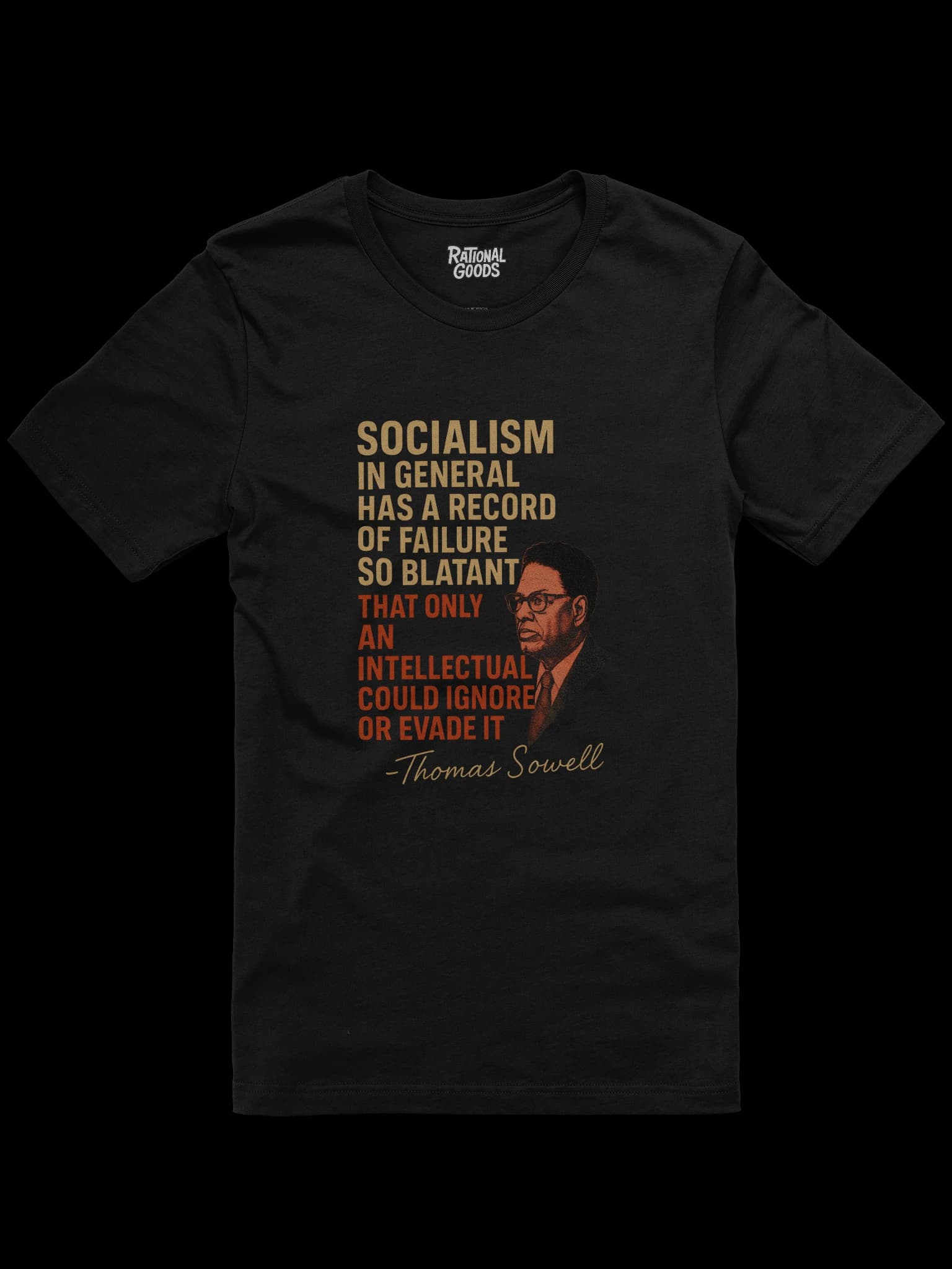 “Record of Failure” – Thomas Sowell Quote Tee