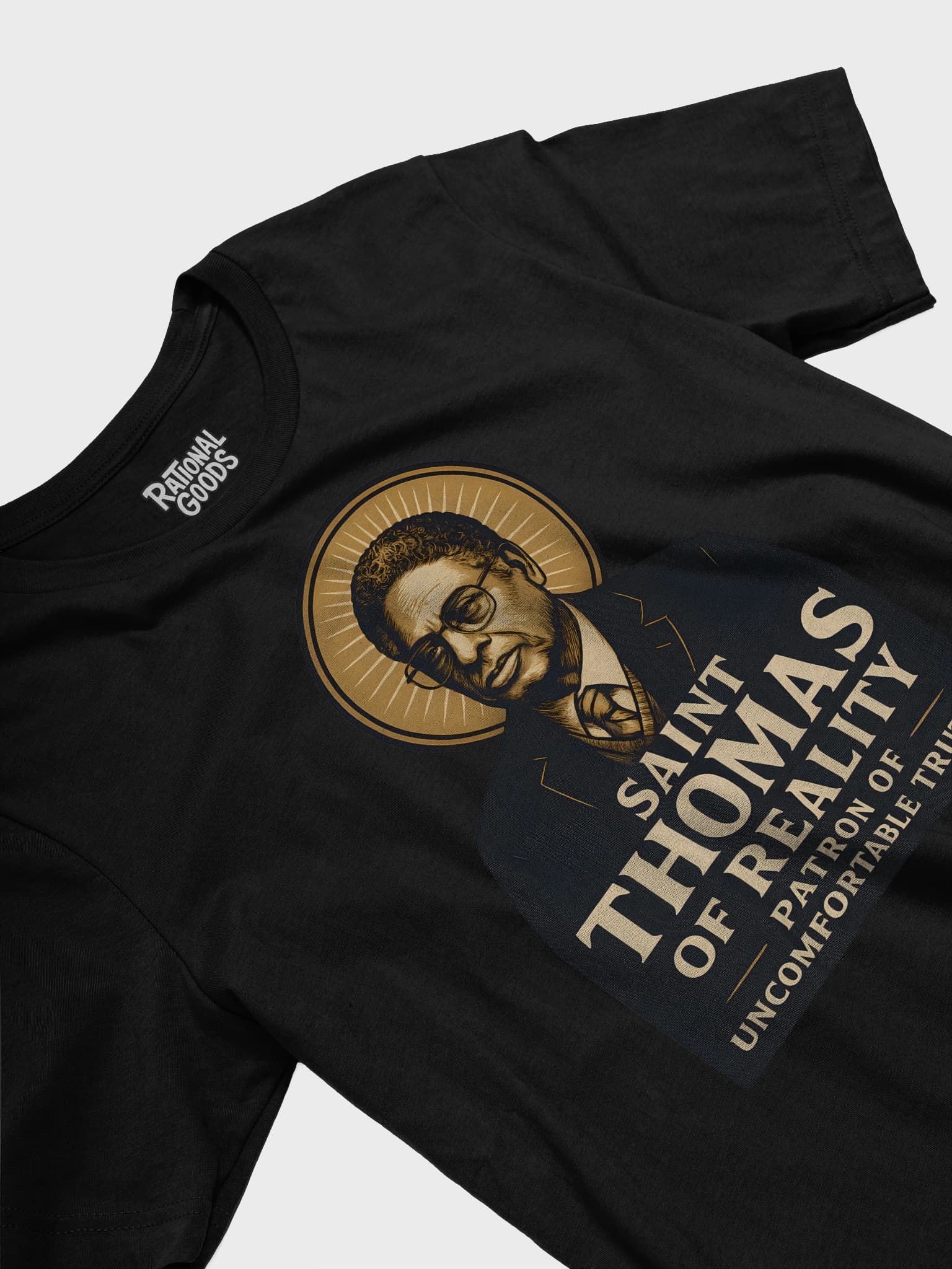 Saint Thomas of Reality Tee - alternate view