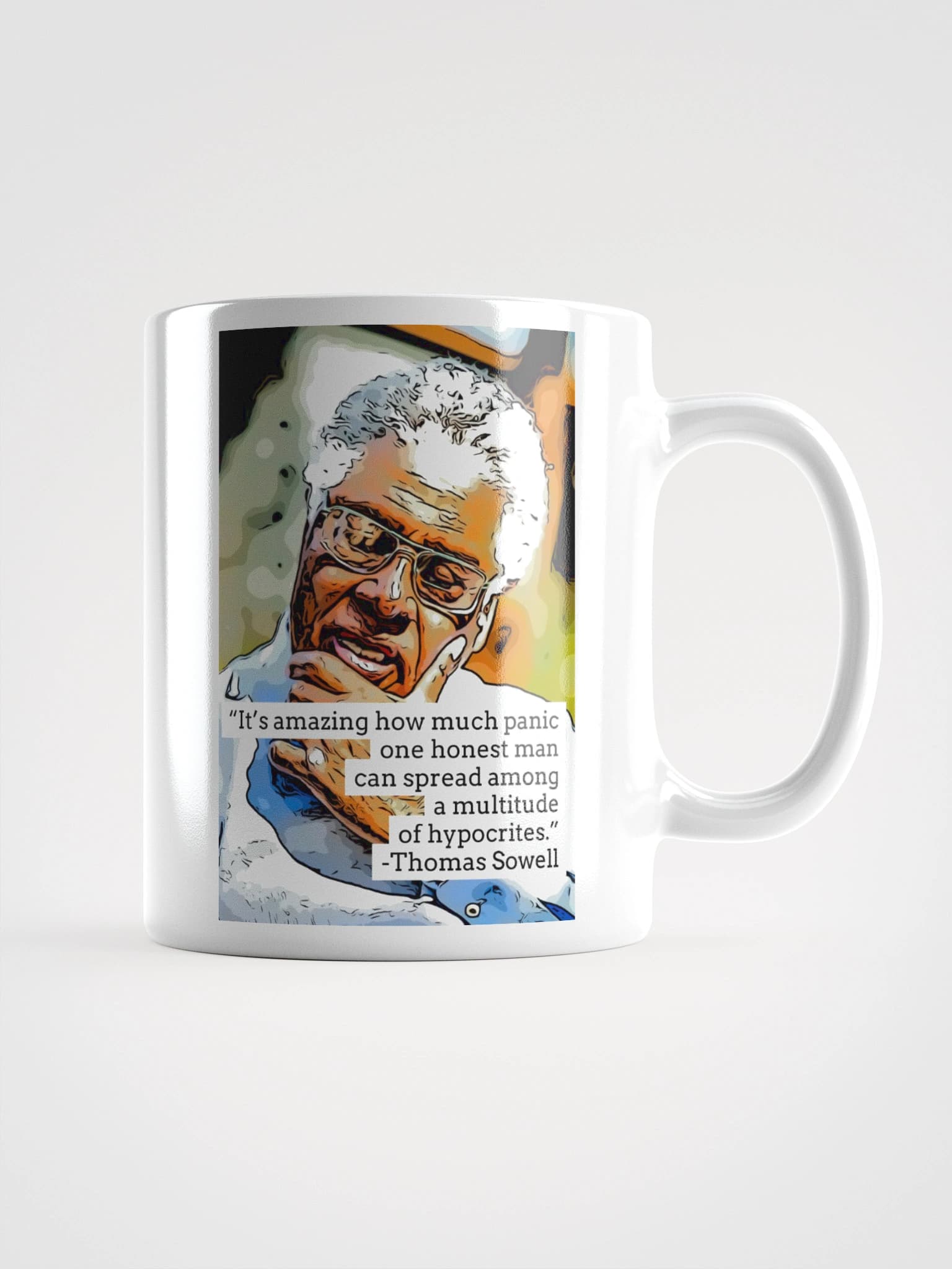 “One Honest Man” — Thomas Sowell Art Mug