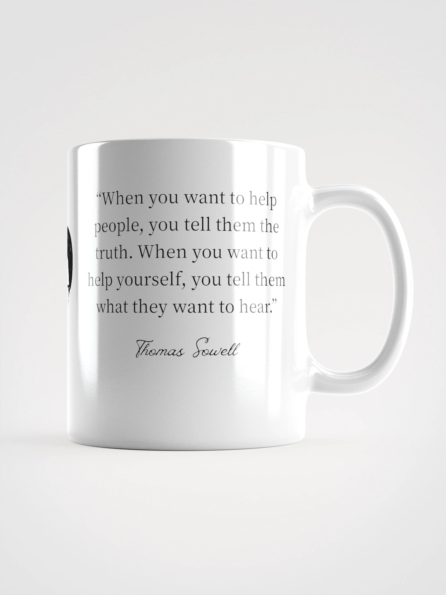 "Tell Them the Truth" — Thomas Sowell Quote Mug