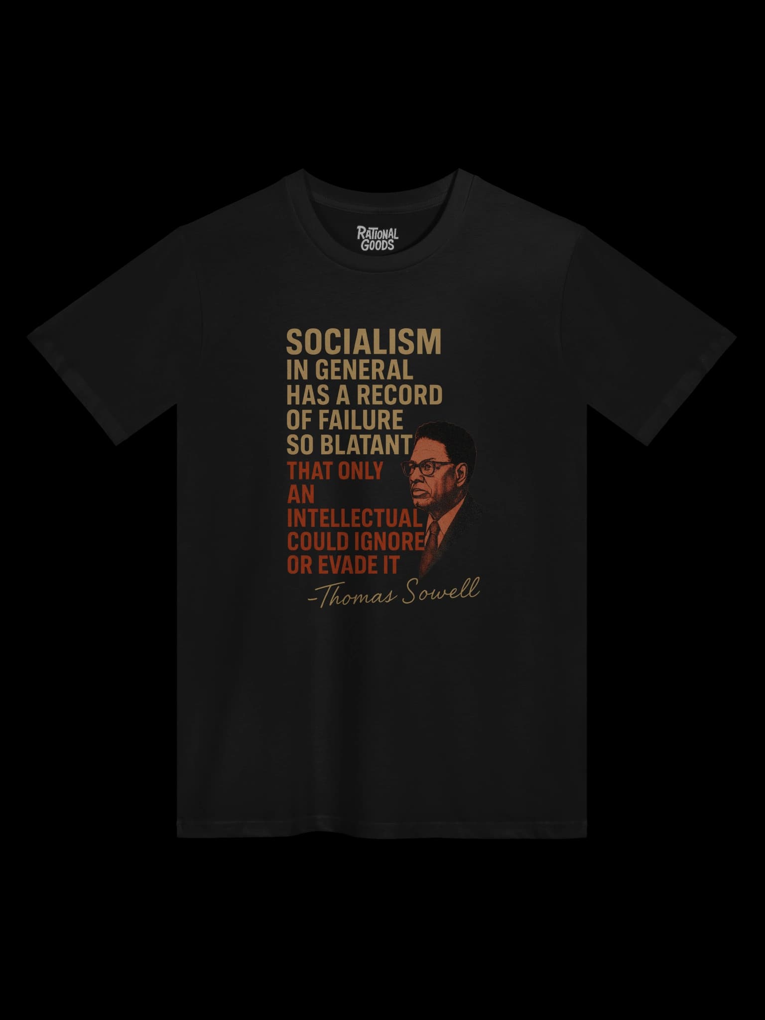 “Record of Failure” – Thomas Sowell Quote Tee (Premium Edition)