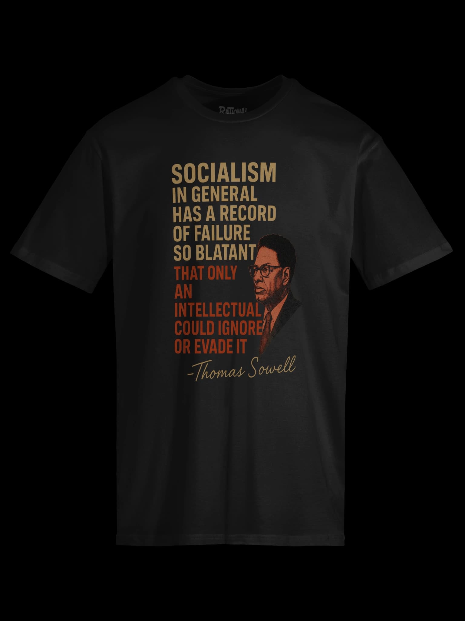 “Record of Failure” – Thomas Sowell Quote Tee (Premium Edition) - alternate view