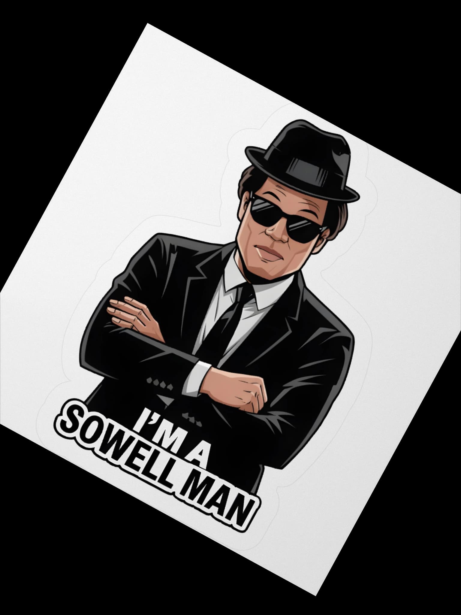 Limited Edition Sowell Man Sticker - alternate view