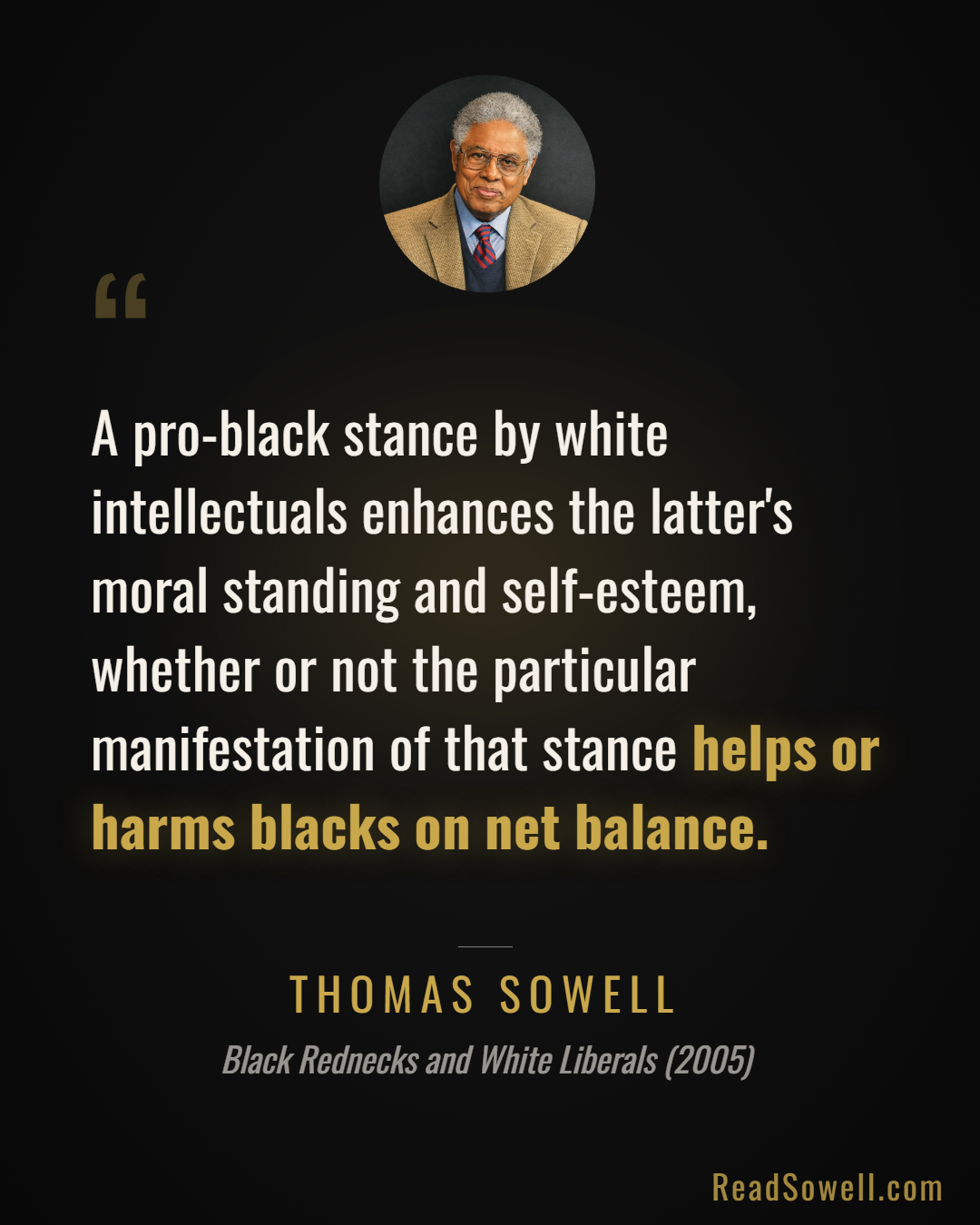 Meme: A pro-black stance by white intellectuals enhances the latte...