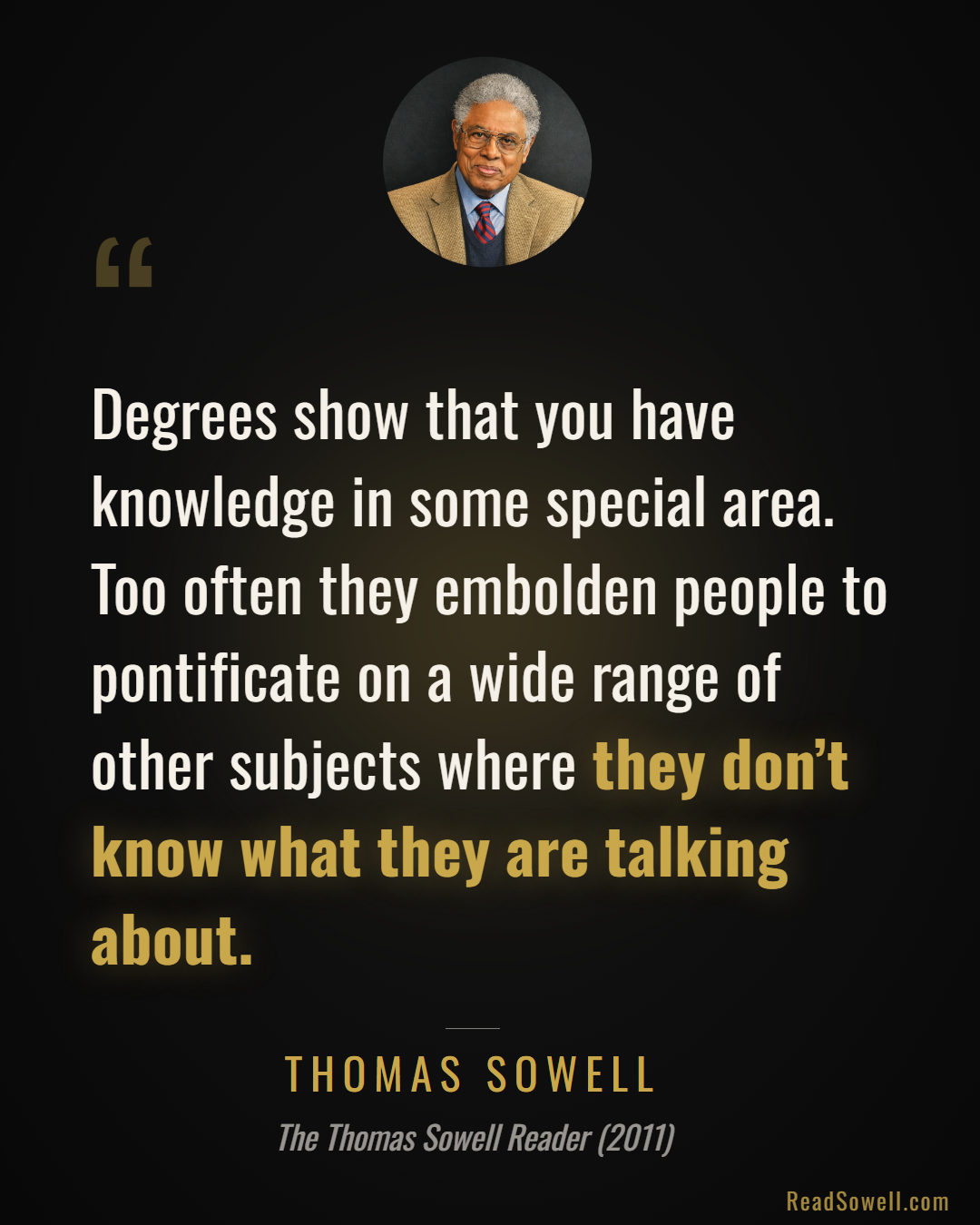 Meme: Degrees show that you have knowledge in some special area. T...