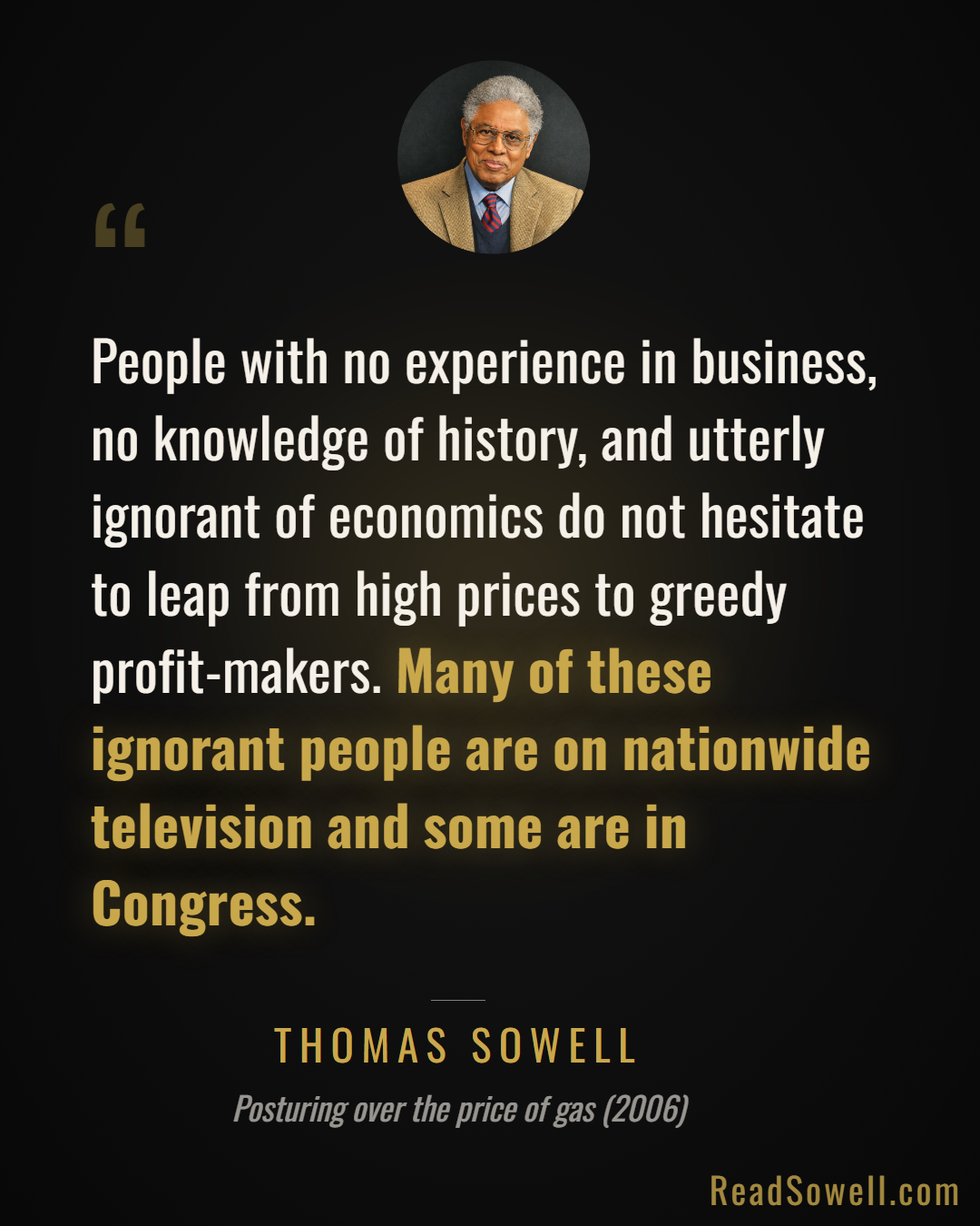 Meme: People with no experience in business, no knowledge of histo...