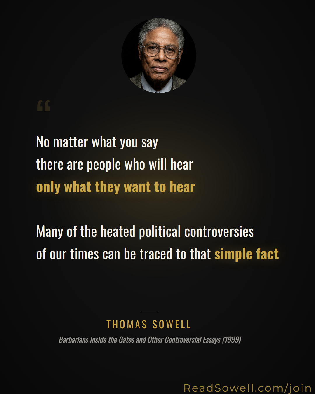 Meme: No matter what you say, there are people who will hear only ...
