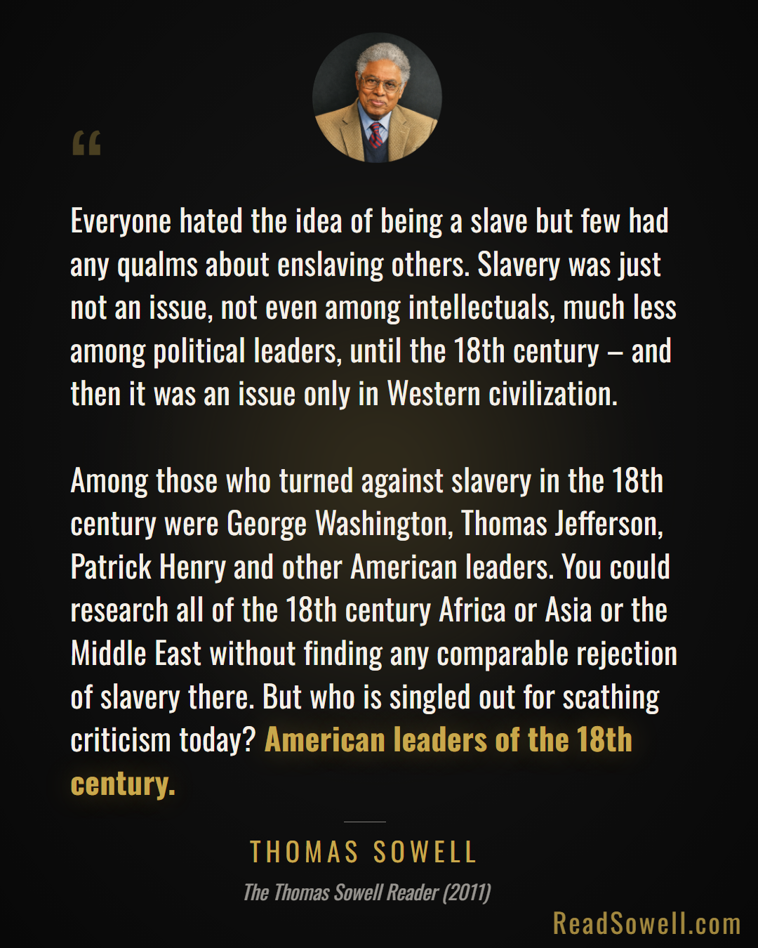 Meme: Everyone hated the idea of being a slave but few had any qua...