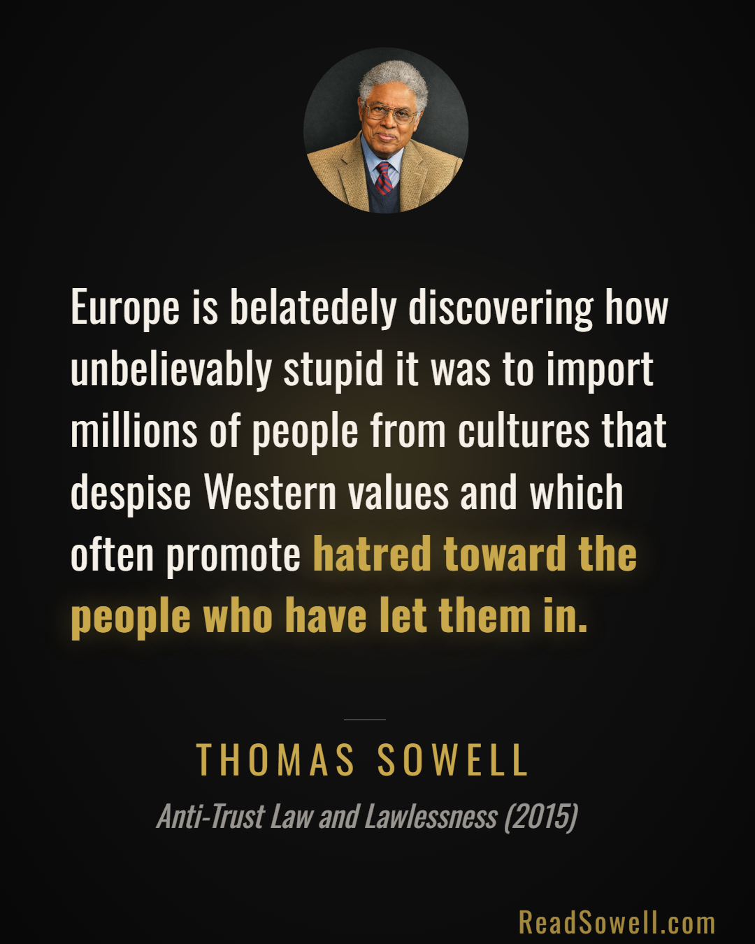 Meme: Europe is belatedely discovering how unbelievably stupid it ...